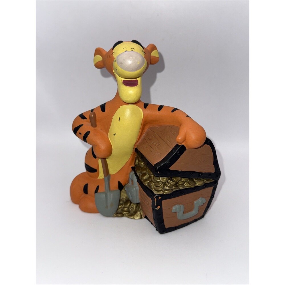Vintage Tigger - Disney Winnie The Pooh Piggy Bank Treasure Chest Treasure Hunt